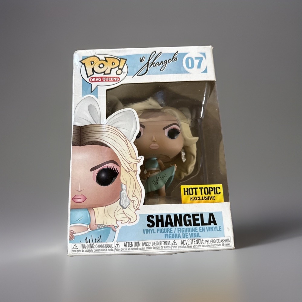 Funko Pop! RuPaul's Drag Queens SHANGELA #7 HOT TOPIC Exclusive Vaulted (NEW)
